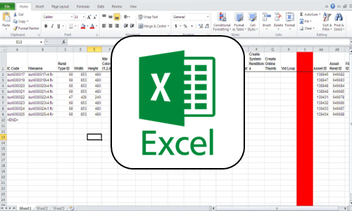 Pantalla de hoja de cálculo de Microsoft Excel con datos y gráficos